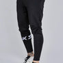 SikSilk - Black Muscle Fit Joggers
